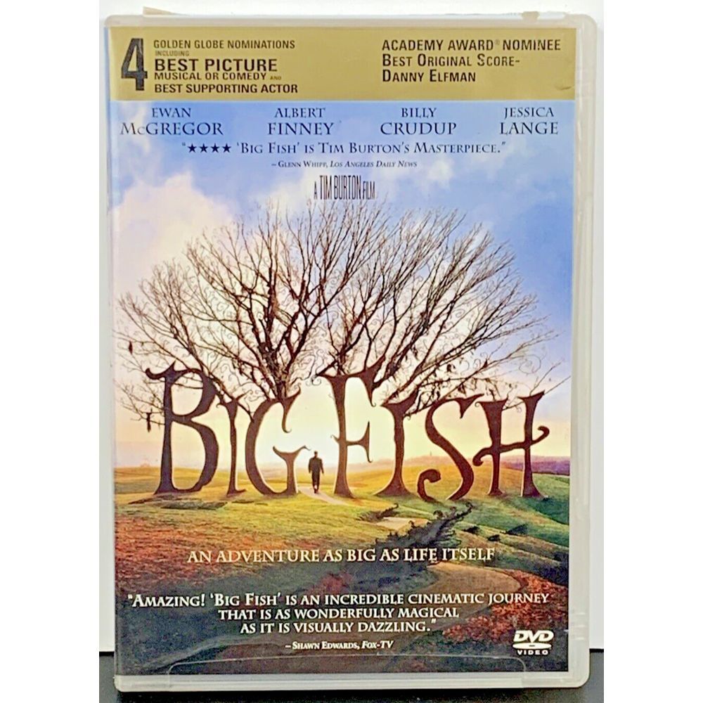 Big Fish (DVD, 2004) Billy Crudup, Hailey Anne Nelson, Ewan McGregor